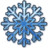 Blue snow Icon